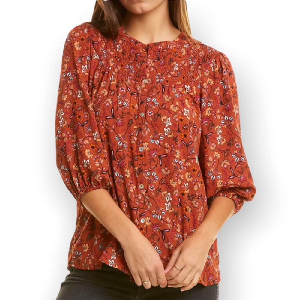 Nanette By Nanette Lepore Floral Blouse NWOT